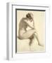 Life Study (Pastel and Pencil on Paper)-William Mulready-Framed Giclee Print