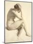 Life Study (Pastel and Pencil on Paper)-William Mulready-Mounted Giclee Print