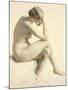 Life Study (Pastel and Pencil on Paper)-William Mulready-Mounted Giclee Print