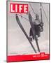 LIFE Sun Valley Ski Lift 1937-null-Mounted Art Print