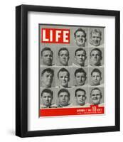 LIFE Texas Football 1941-null-Framed Art Print