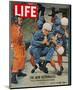 LIFE the new Astronauts 1963-null-Mounted Art Print