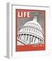 LIFE United States Capitol 1937-null-Framed Art Print