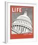 LIFE United States Capitol 1937-null-Framed Art Print