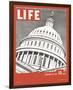 LIFE United States Capitol 1937-null-Framed Art Print