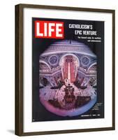 LIFE Vatican Council ends 1965-null-Framed Art Print