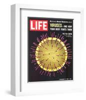 LIFE Viruses-The Flu Germ 1966-null-Framed Premium Giclee Print