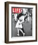 LIFE VJ Day Soldier Kissing girl-null-Framed Art Print