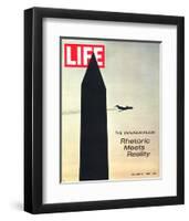 LIFE Washington Nixon Inauguration-null-Framed Art Print