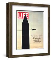 LIFE Washington Nixon Inauguration-null-Framed Art Print