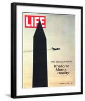 LIFE Washington Nixon Inauguration-null-Framed Art Print