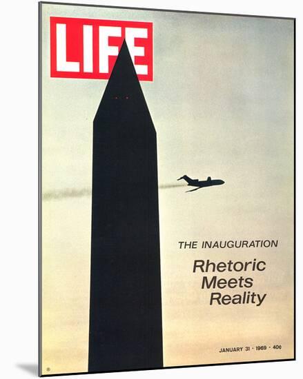 LIFE Washington Nixon Inauguration-null-Mounted Art Print