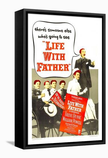 Life with Father-null-Framed Stretched Canvas
