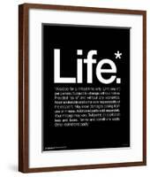 Life-null-Framed Mini Poster