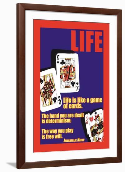 Life-null-Framed Art Print