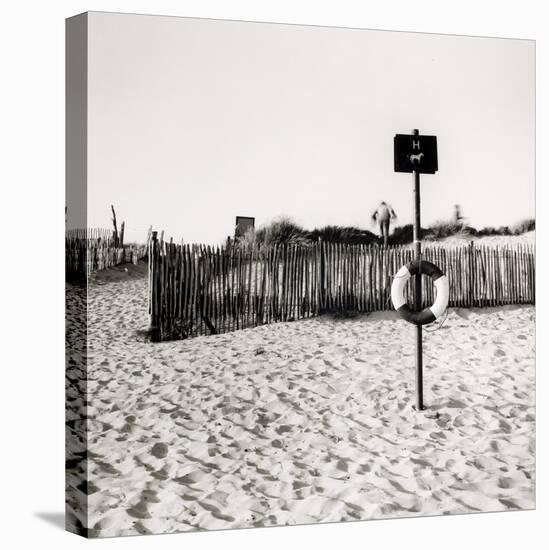 Lifebelt, Camber Sands-Fay Godwin-Stretched Canvas