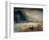 Lifeboat and Manby Apparatus Going off to a Stranded Vessel Making Signal of Distress, circa 1831-J. M. W. Turner-Framed Giclee Print