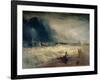 Lifeboat and Manby Apparatus Going off to a Stranded Vessel Making Signal of Distress, circa 1831-J. M. W. Turner-Framed Giclee Print