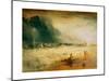 Lifeboat and Manby Apparatus Going to the Aid of a Stranded Vessel-J M W Turner-Mounted Giclee Print