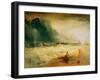 Lifeboat and Manby Apparatus Going to the Aid of a Stranded Vessel-J M W Turner-Framed Giclee Print