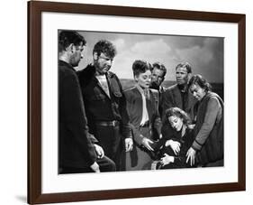 Lifeboat by Alfred Hitchcock, 1944-null-Framed Photo