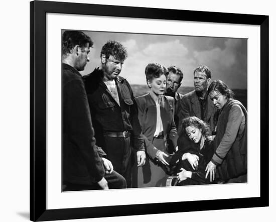 Lifeboat by Alfred Hitchcock, 1944-null-Framed Photo