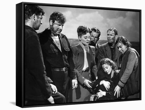 Lifeboat by Alfred Hitchcock, 1944-null-Framed Stretched Canvas