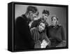 Lifeboat by Alfred Hitchcock with Hume Cronyn, Mary Anderson, John Hodiak and William Bendix., 1944-null-Framed Stretched Canvas