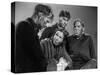 Lifeboat by Alfred Hitchcock with Hume Cronyn, Mary Anderson, John Hodiak and William Bendix., 1944-null-Stretched Canvas