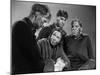 Lifeboat by Alfred Hitchcock with Hume Cronyn, Mary Anderson, John Hodiak and William Bendix., 1944-null-Mounted Photo