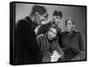 Lifeboat by Alfred Hitchcock with Hume Cronyn, Mary Anderson, John Hodiak and William Bendix., 1944-null-Framed Stretched Canvas