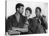 Lifeboat by Alfred Hitchcock with John Hodiak, Tallulah Bankhead and Henry Hull., 1944 (b/w photo)-null-Stretched Canvas