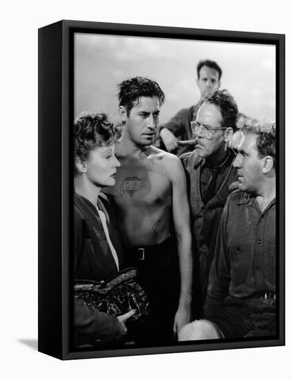 Lifeboat by Alfred Hitchcock with Tallulah Bankhead, John Hodiak, Henry Hull and William Bendix, 19-null-Framed Stretched Canvas