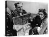 Lifeboat by Alfred Hitchcock with William Bendix and Mary Anderson, 1944 (b/w photo)-null-Stretched Canvas