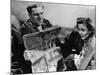 Lifeboat by Alfred Hitchcock with William Bendix and Mary Anderson, 1944 (b/w photo)-null-Mounted Photo