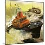 Lifeboat Rescue-English School-Mounted Giclee Print