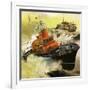 Lifeboat Rescue-English School-Framed Giclee Print