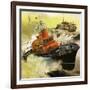 Lifeboat Rescue-English School-Framed Giclee Print