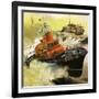 Lifeboat Rescue-English School-Framed Giclee Print