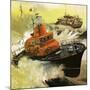 Lifeboat Rescue-English School-Mounted Giclee Print