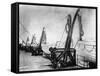 Lifeboats on the Titanic-null-Framed Stretched Canvas