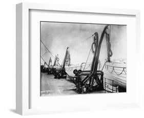 Lifeboats on the Titanic-null-Framed Photographic Print