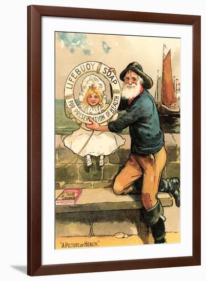 Lifebuoy Soap For Preservation of Health-null-Framed Art Print