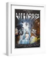 Lifeforce, French poster, 1985. © Cannon Films/courtesy Everett Collection-null-Framed Art Print