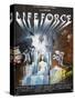 Lifeforce, French poster, 1985. © Cannon Films/courtesy Everett Collection-null-Stretched Canvas