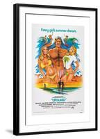 LIFEGUARD, center: Sam Elliott, 1976.-null-Framed Premium Giclee Print