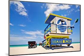 Lifeguard House Miami Beach-null-Mounted Art Print