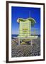 Lifeguard House South Beach FL-null-Framed Premium Giclee Print