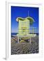 Lifeguard House South Beach FL-null-Framed Premium Giclee Print