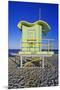 Lifeguard House South Beach FL-null-Mounted Premium Giclee Print